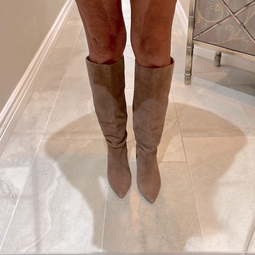 Steve Madden suede knee high boots